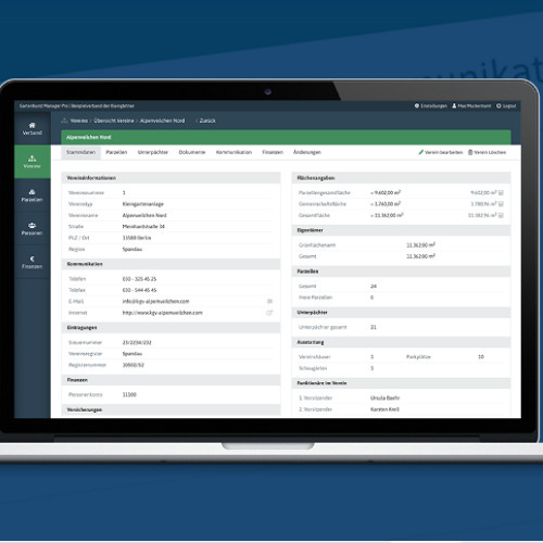 Neue Verwaltungssoftware