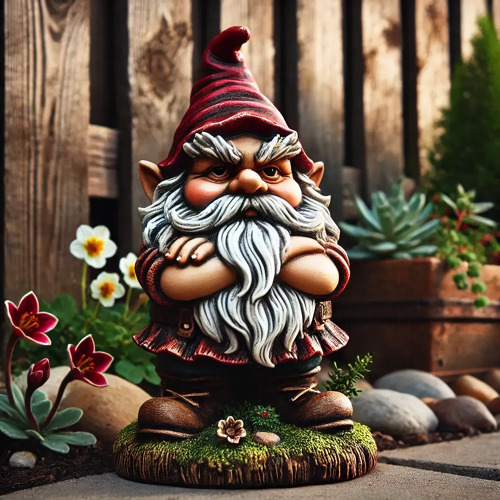 Derzeit haben Gartenzwerge alle Parzellen besetzt! 